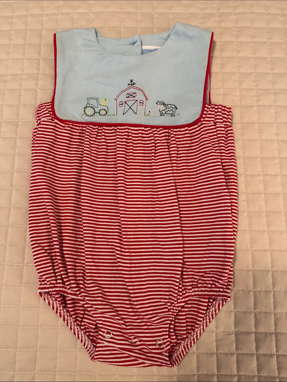 Trotter Street size 24 months knit bubble farm theme